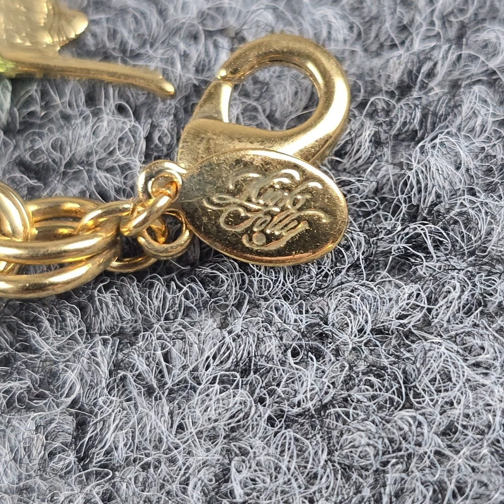 Vintage Kirks Folly Beach‎ Charm Bracelet Flip Flops Palm Seahorse Gold Tone - Picture 6 of 7